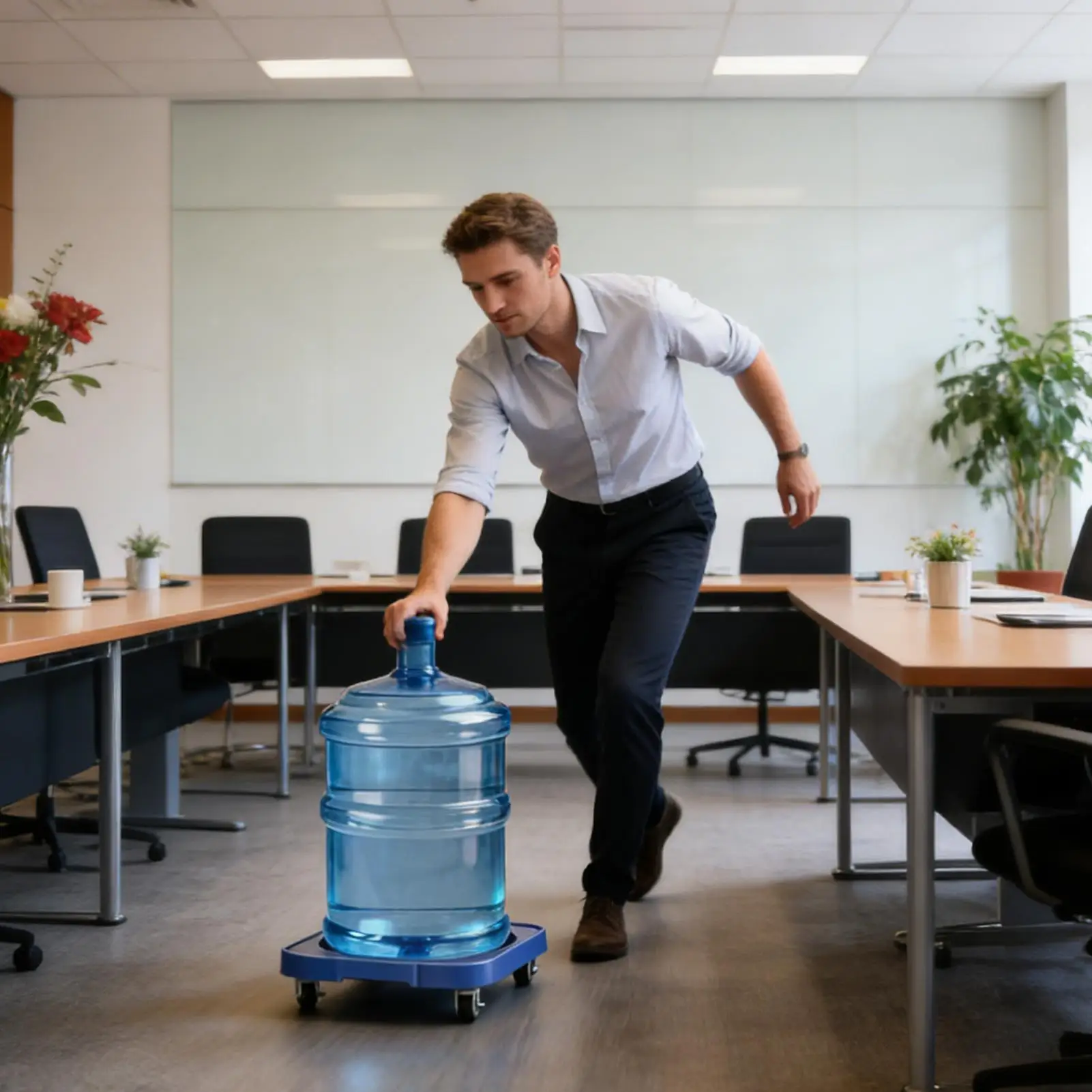 

Тележка-подставка для ведер с поворотными колесами 360° и тормозной системой, для ведер объемом 5 галлонов, для цветочных горшков, для дома, улицы, общежития