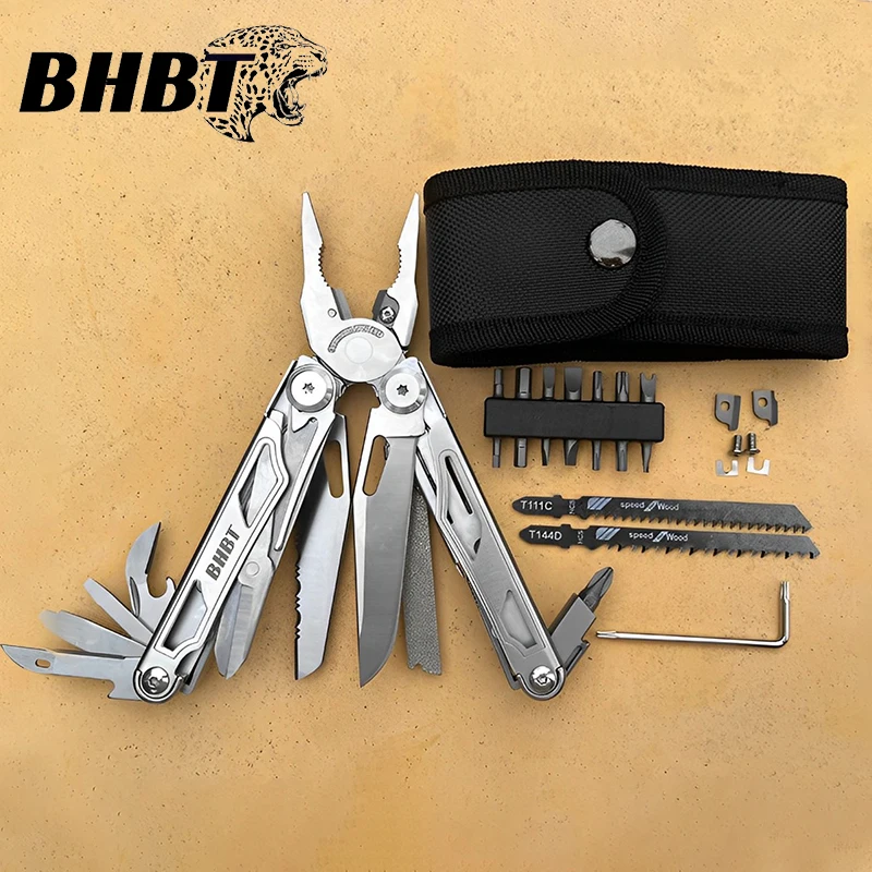 BHBT Hand Tools Multi-Tools Interchangeable Parts Multi-Tools Folding Knives Clamps Knives Scissors EDC Multi-Purpose Hand Plier