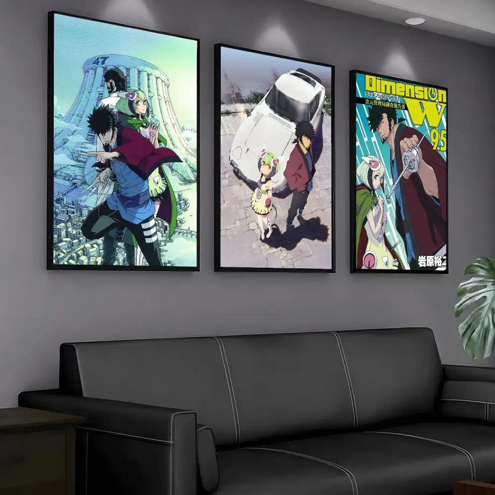 anime D-Dimension W-W Painting Calligraphy Artwork for Home Bedroom Office Wall Decoration Gift