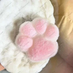 Pata de gato pequeña Taba Squishy de silicona, 50g, pie de gato peludo, malvavisco, pata de gato, juguete para apretar, juguete Mochi, liberación de estrés, relajación de la mano