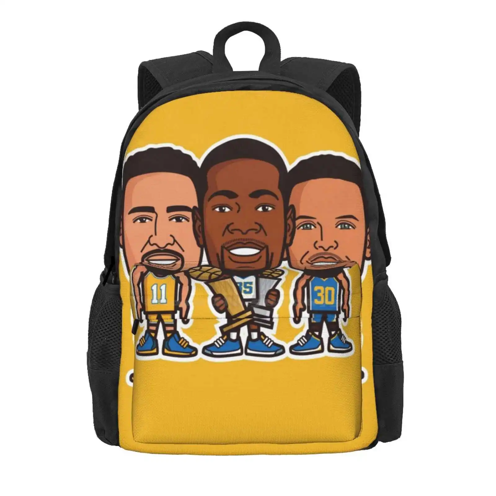 The Dubs Hot Sale Schoolbag Backpack Fashion Bags Golden State Dubs Nation Gsw Stephen Curry Kevin Durant Klay Thompson