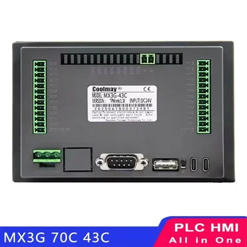 Coolmay PLC HMI MX3G 70C 40C 50C C40 올인원 통합 이더넷 호환 FX3G FX3U FX3S 지지대 MODBUS RS485 GX Works2