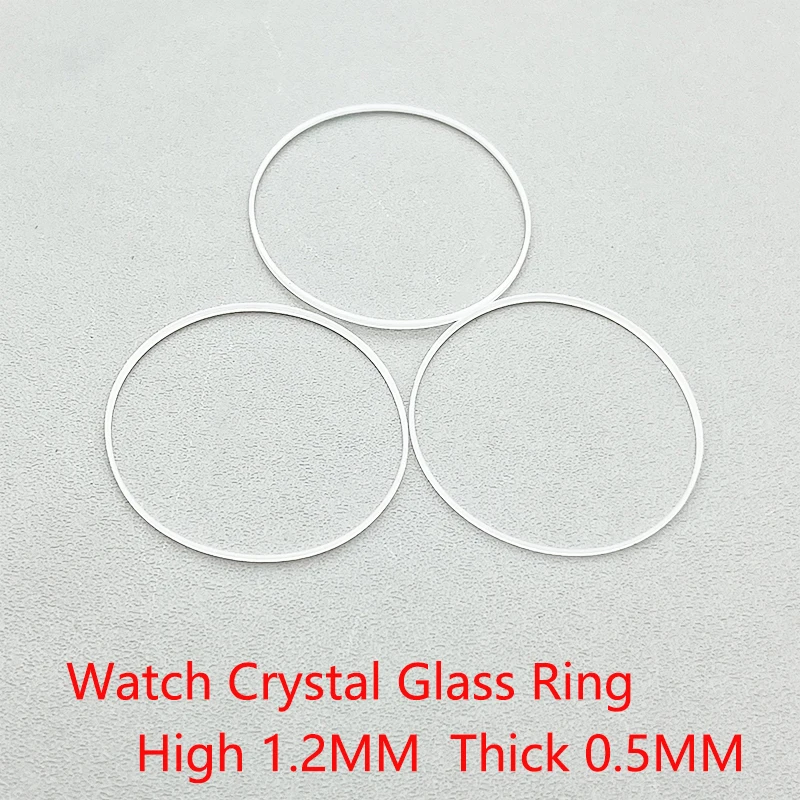 2/4PCS White Watch Glass O-Ring Waterproof Ring Dia 26-35MM High 1.2MM Thick 0.5MM Watch Repair Parts Ring