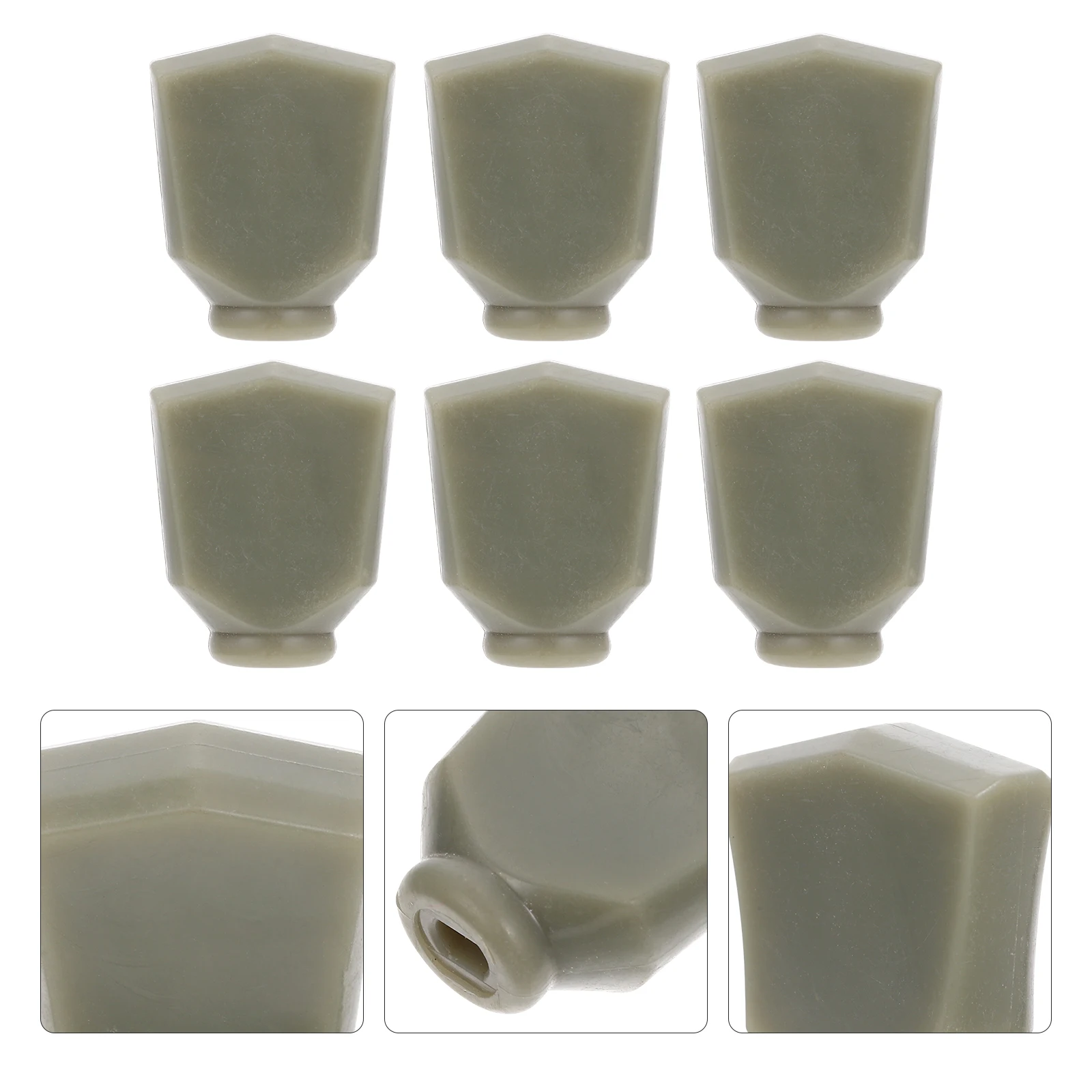 

6pcs Tuning Handles Durable Plastic Guitar Tuner Knob Acoustic Folk Guitar Accessories Lock String Tuning Caps Replacement