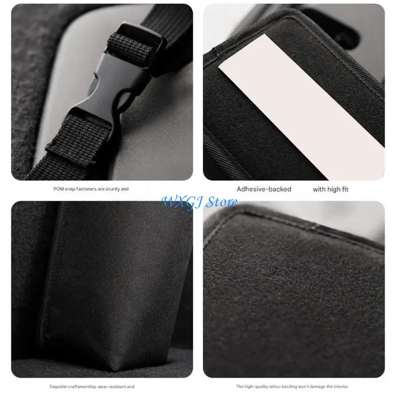37JE Extinguishers Mount Holder for Vehicles Anti Slip Design Oxford Storage Bag