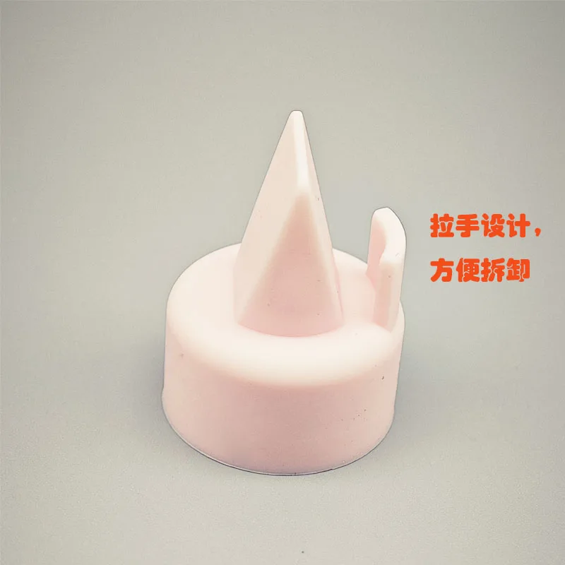 6pcs Duckbill Valves with Pull Tab for Spectra Compatible Breast Milk Storage Bags Leak-Proof Easy Open Design for New Mothers