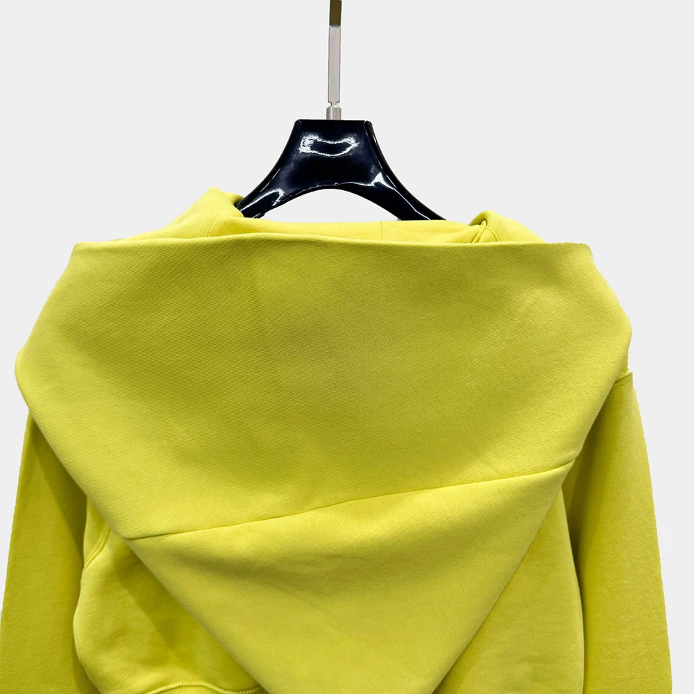 سترة نسائية منسوجة بالكابل Y2K مستوحاة من ربطة عنق وتفاصيل مريحة وقلنسوة سترة قصيرة لخريف وشتاء 2025 جديد #6