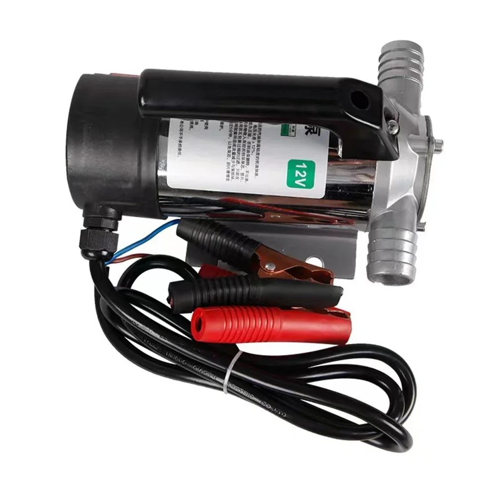 Bomba de transferencia de combustible automática eléctrica, 50L/min, 12V, 24V, 220V, para bombeo de aceite, queroseno, agua, pequeña bomba diésel de repostaje automático