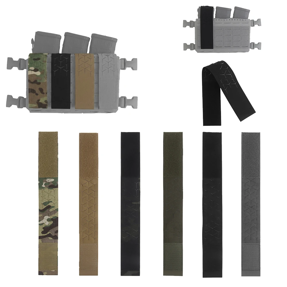 Equipo Táctico de Pecho con Solapa y Velcro, 3 Piezas para MK5 MKV, Chaleco de Caza Micro Fight Chassis, Accesorios para Panel Frontal