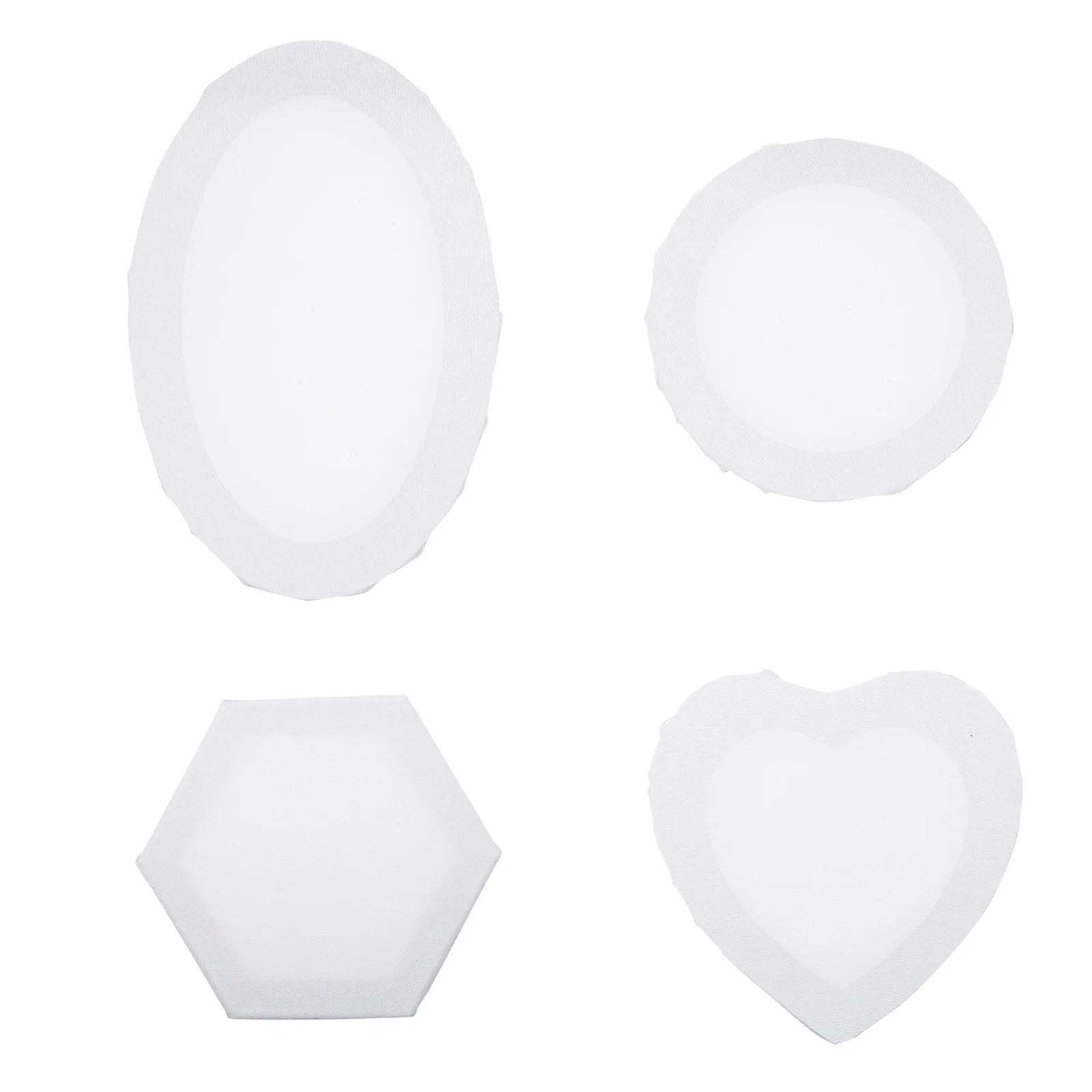 

4pcs Oil Frame Set Blank Wooden Painting Boards For Art Drawing Multipurpose Diy Craft Projects Portable Painting Tools