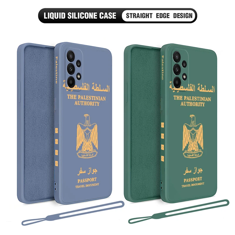 

Palestine Passport Cover Phone Case For Huawei P50 P40 P30 P20 Nova 9 9SE 8 8i Mate 40 30 20 Pro Lite P Smart 2021 Y7A Cover