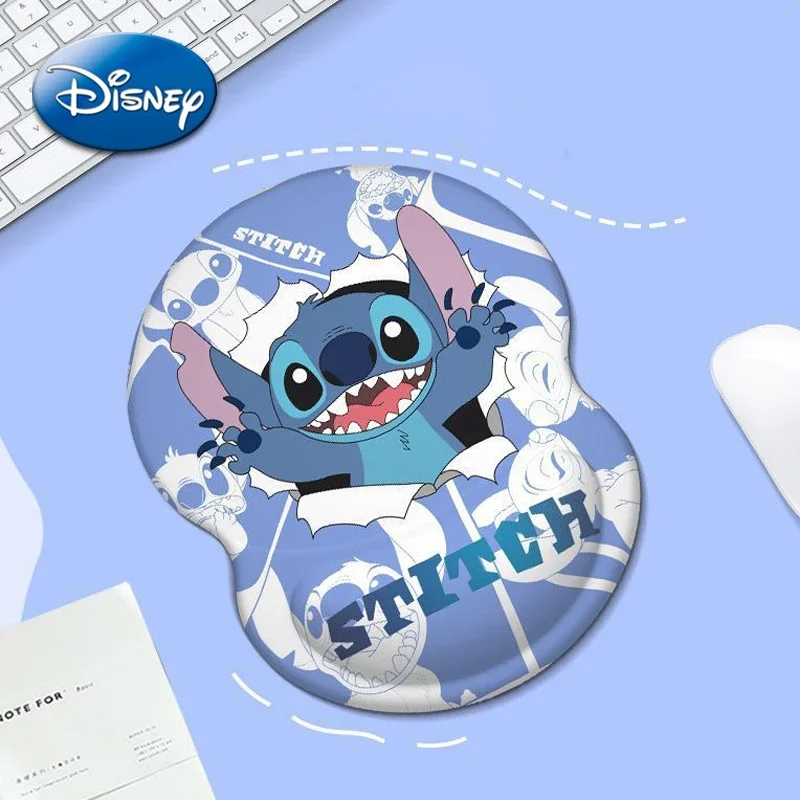 Disney Mouse Pad Stitch Lotso Wrist Rest Toy Story Cute Figure Computer Desk Gamer Mats Hand Wristband 3D Carpet Office Deskmat