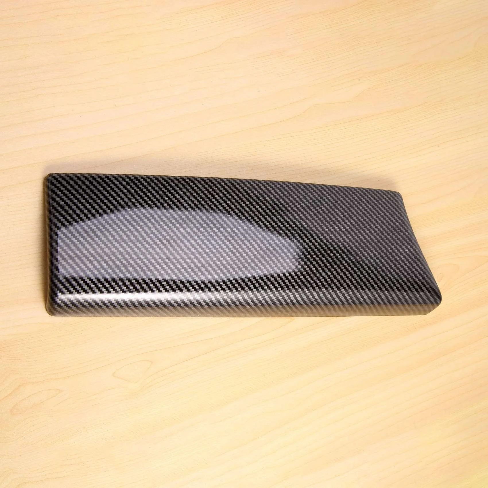 لوحة صندوق مسند ذراع السيارة من ألياف الكربون ، مرسيدس بنز فئة C W205 GLC