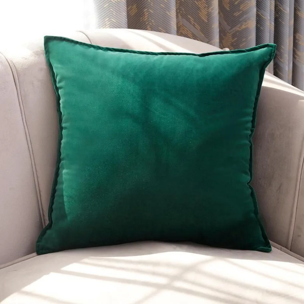 

Nordic Style Velvet Throw Pillow Cover Solid Color Skin-friendly Cushion Cover Soft Large Size Sofa Pillowcase Living Room
