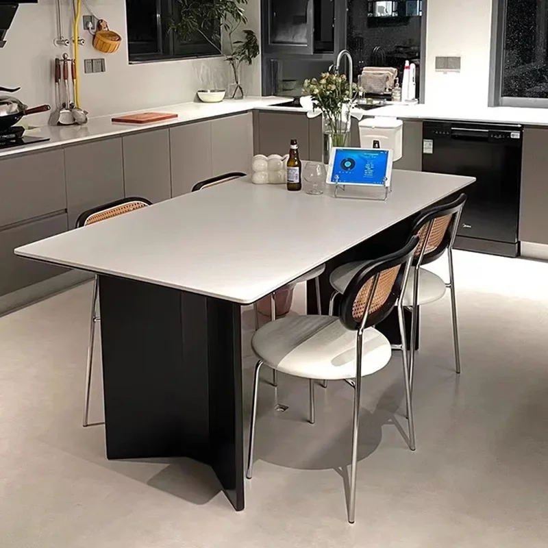 

Роскошный современный дизайн обеденного стола, многофункциональные необычные обеденные столы для гостиной, водостойкая мебель для макияжа Mesa Comedor, домашняя мебель