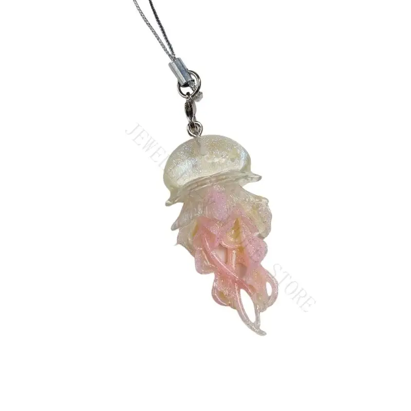 R7UF Light Obscured Cnidarian Phone Belt Rosin Charm Glowing Bedlight Addition