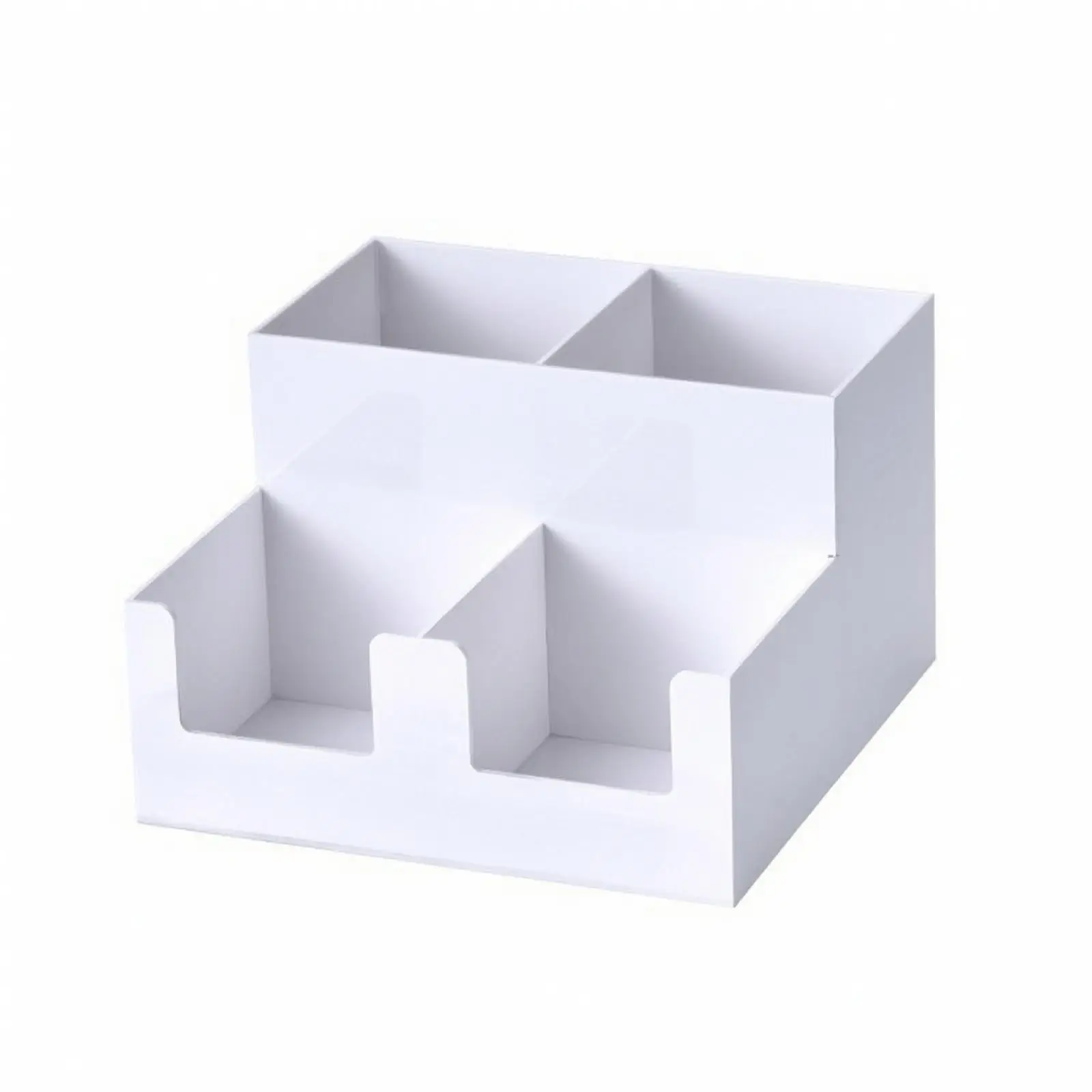 Sturdy Cup Lid Holder with Compartments Sturdy 4-Compartment Cup Holder Clear