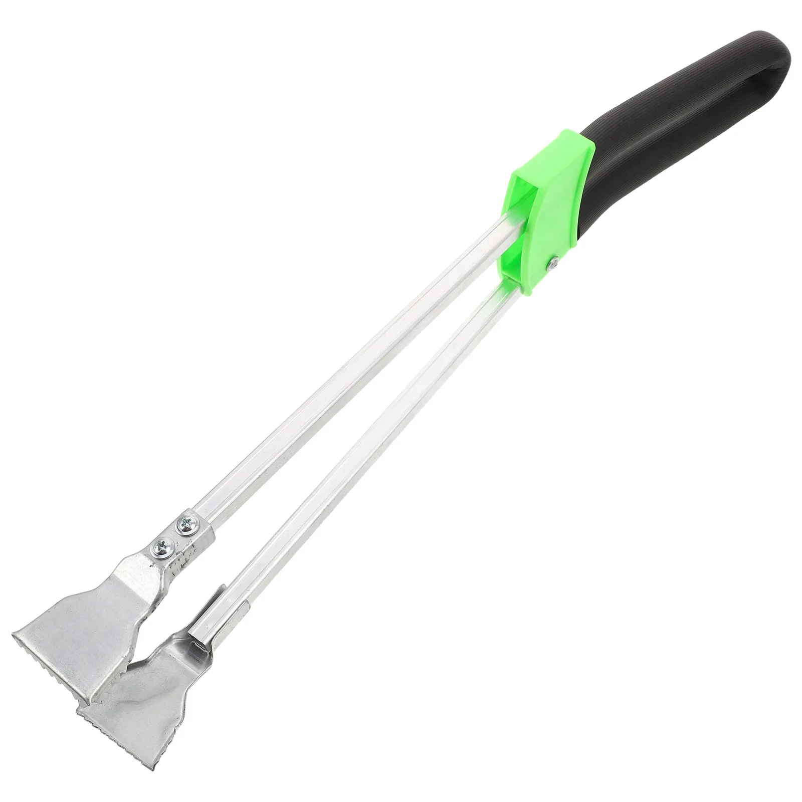 Heavy Duty Long Metal Garbage Picker Grabber Trash Tongs Ergonomic Handle Outdoor Garden Trash Pickup Tool Garbage Pickup Tool