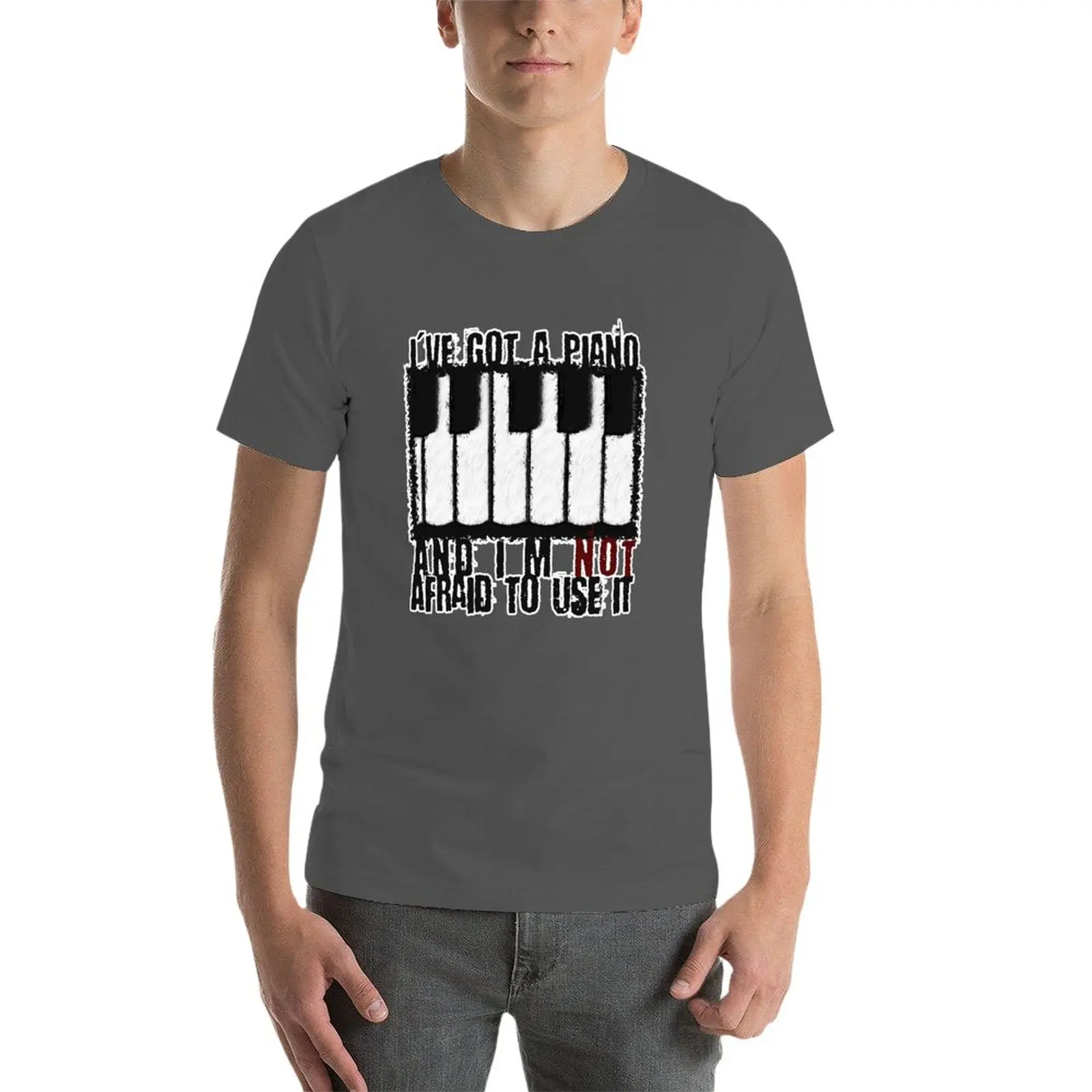 New I've Got a Piano T-Shirt Tee shirt T-shirt for a boy sublime t shirt mens plain t shirts