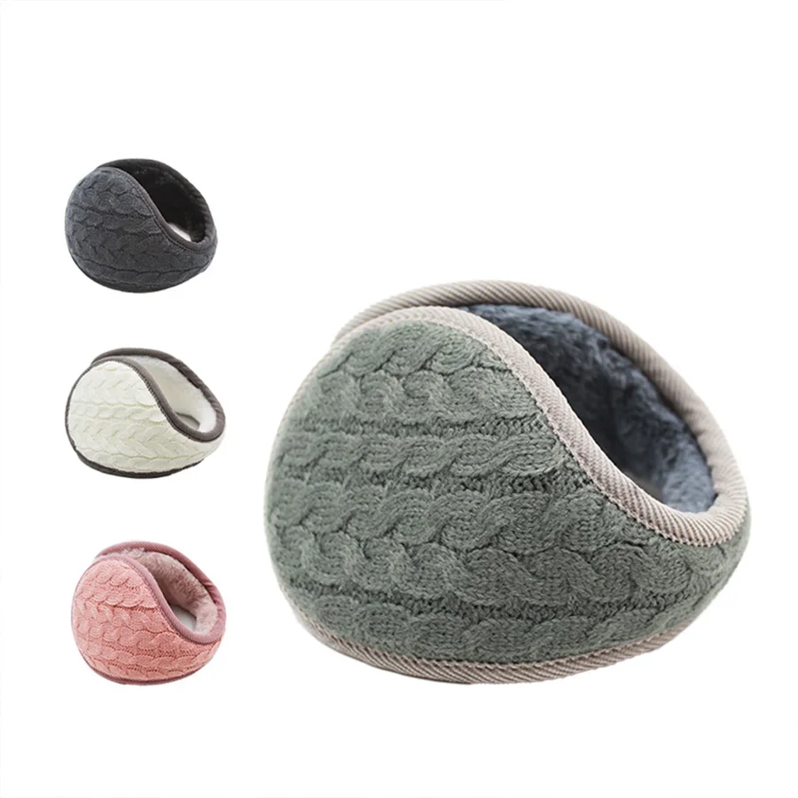 Winter Hot Selling Wearable Ear Tips, Soft And Comfortable, Solid Color Knitted Ear Tips, Fashionable And Warm