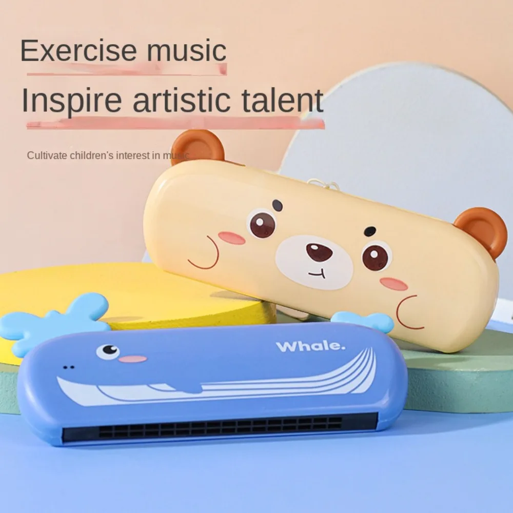 New Early Education Harmonica Instrument Toys Intelligence Toys Enlightenment Diatonic Harmonica Beginner Toy Harmonica for Kids