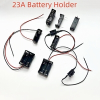 5PCS 12V 23A Battery Holder with WireLead And Switch Rechargeable Battery Case Storage Box Diy 1 2 slot 12V23A Shell Housing
