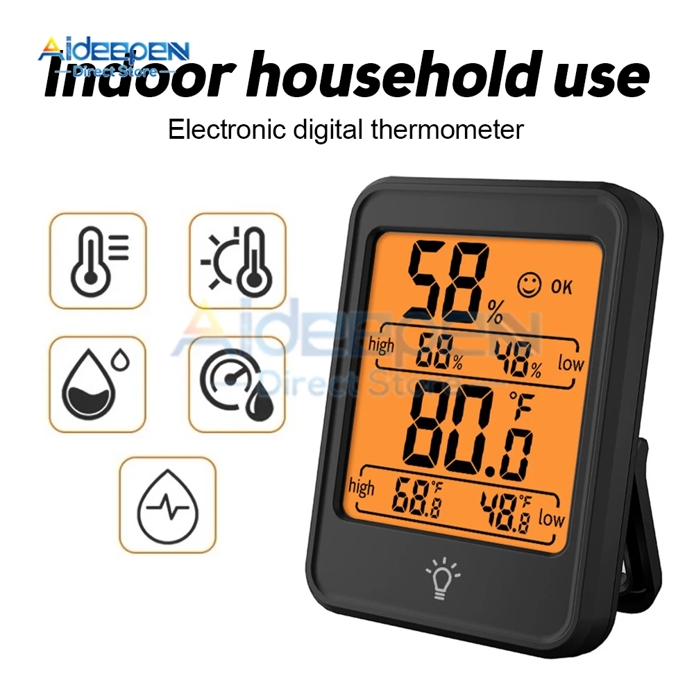 MC40 MC41 LCD higrometr cyfrowy termometr pokojowy kryty elektroniczny wskaźnik temperatury i wilgotności stacja pogodowa dla domu