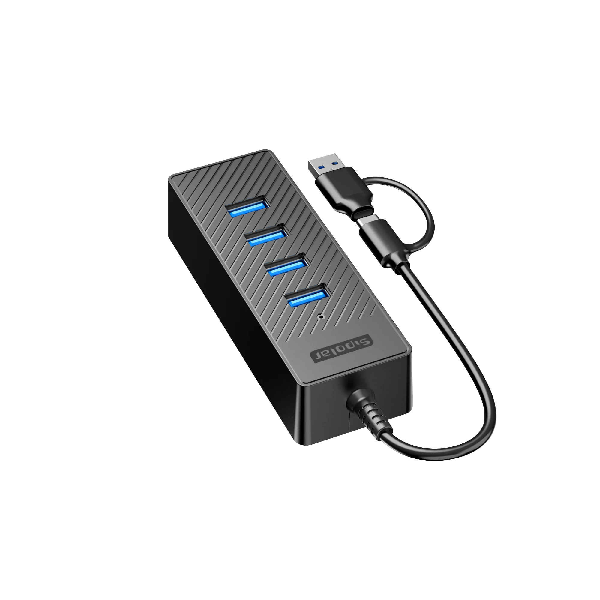 FS-4A30H2  4 Port Usb 3.0  Hub for U Disk  Dock Station Usb Hub Wall Charger Docking Hub