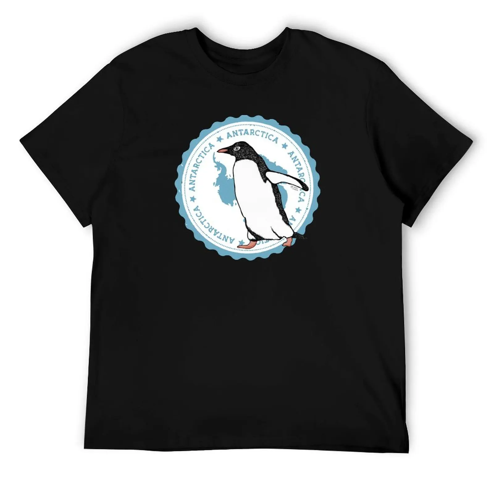 أديلي البطريق الأرجنتيني القطب الجنوبي تي شيرت تي شيرت للرجل الجرافيك تي شيرت للرجل مضحك تي شيرت القطن تي شيرت #1