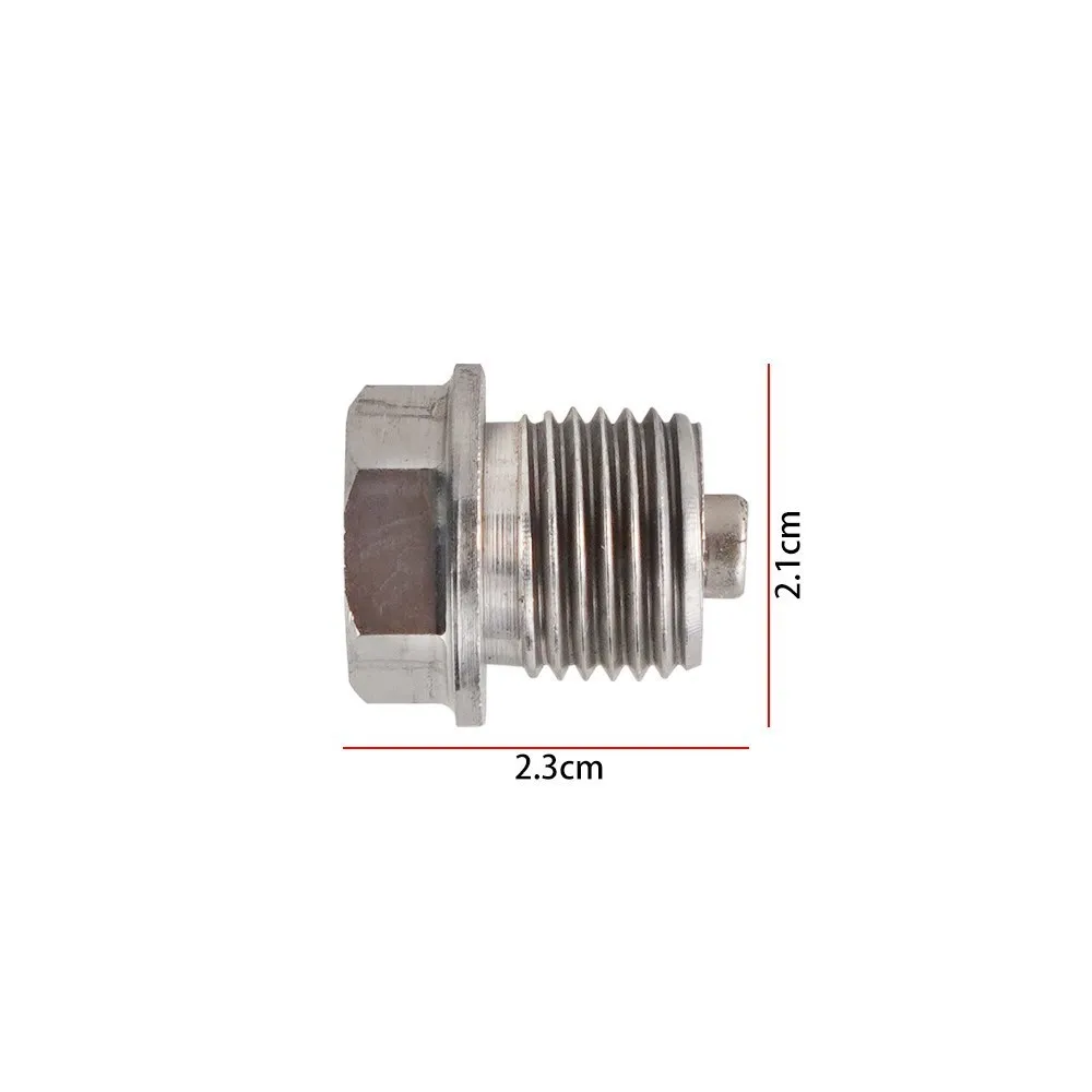 M12x 1,25 M14x 1,5 M16x 1,5 M18x 1,5 Edelstahl Magnetische Öl Ablauf Stecker Ölablasswanne Mutter Silber Auto teile Auto Zubehör