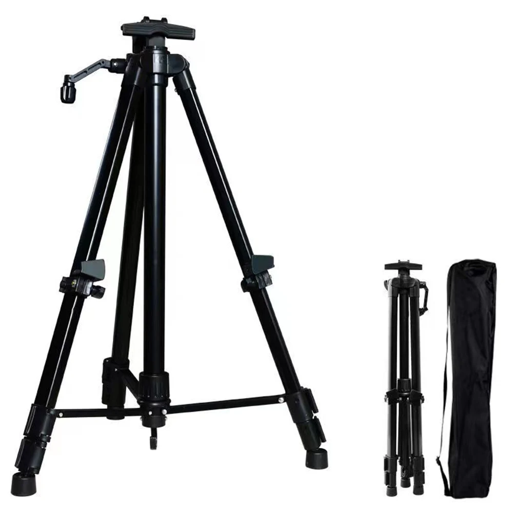 Adjustable Height 50-150CM Foldable Portable Metal Sketch Easel Stand Travel Aluminum Alloy For Outdoor Painting Artist Supplies