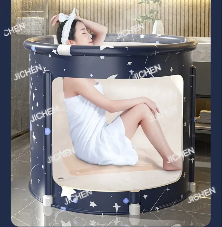 

HQC Foldable Bath Bucket PVC Material Hot Bath Ice Bath Ice Therapy Sauna Adult Bathtub Bathtubs For The Baby Large Family Pool
