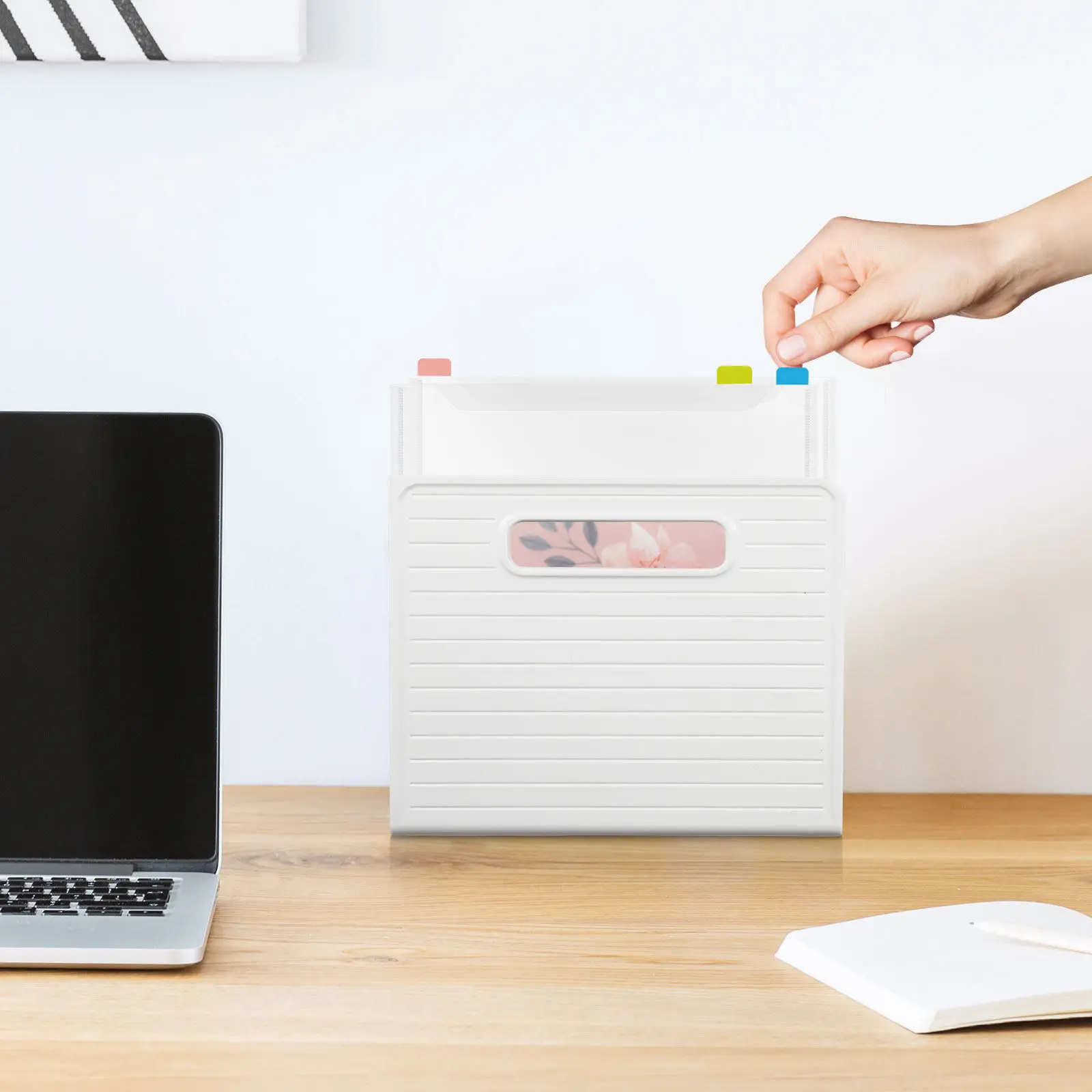 

36Pcs Plastic Document Folder Organizer Clear File Holder Set Label Window Portable Desk Office School Paper Filing and Storage