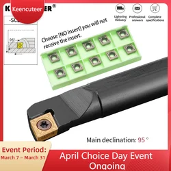 S12M-SCLCR09 S16Q-SCLCR09 S20R-SCLCR09 S25S-SCLCR09 S14N Internal Turning Tool Holder CCMT Carbide Inserts Lathe Cutting  Set