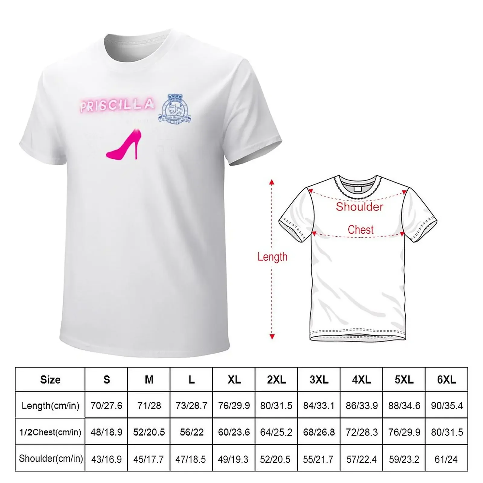 Priscilla - Official Branding T-Shirt summer clothes customs design your own men t shirt