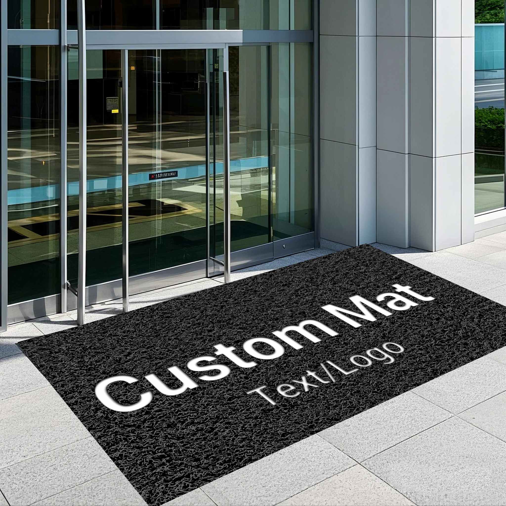 Personalized Carpet Outdoor Dirt Trap Absorbent Door Mat Washable Floor Mat Custom Entrance Doormat Non-Slip Welcome  Foot Mat