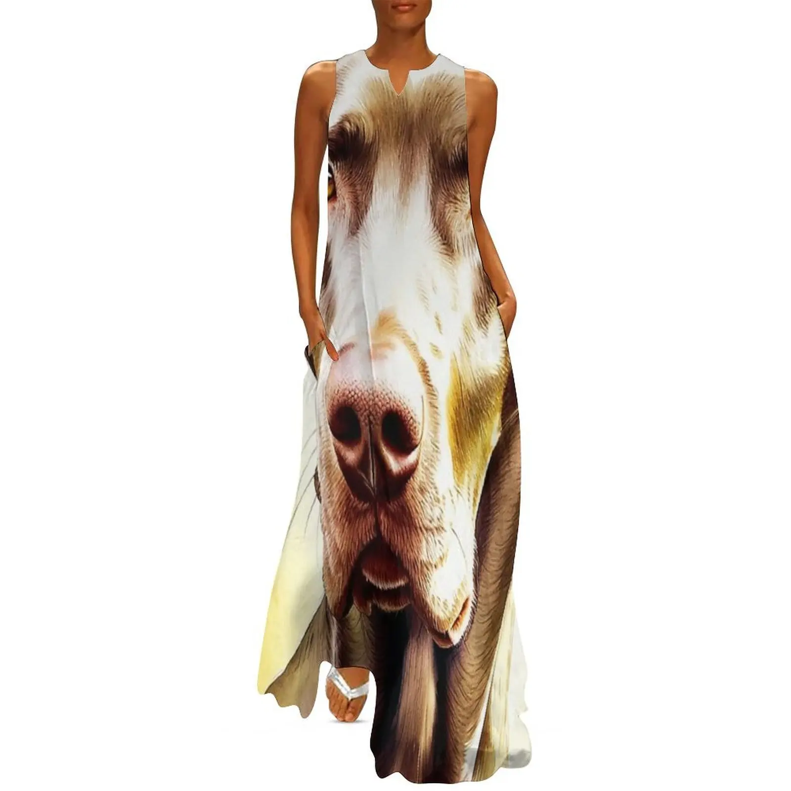 

Watercolor Weimaraner Long Dress dresses for women 2025 summer women's suit dress summer