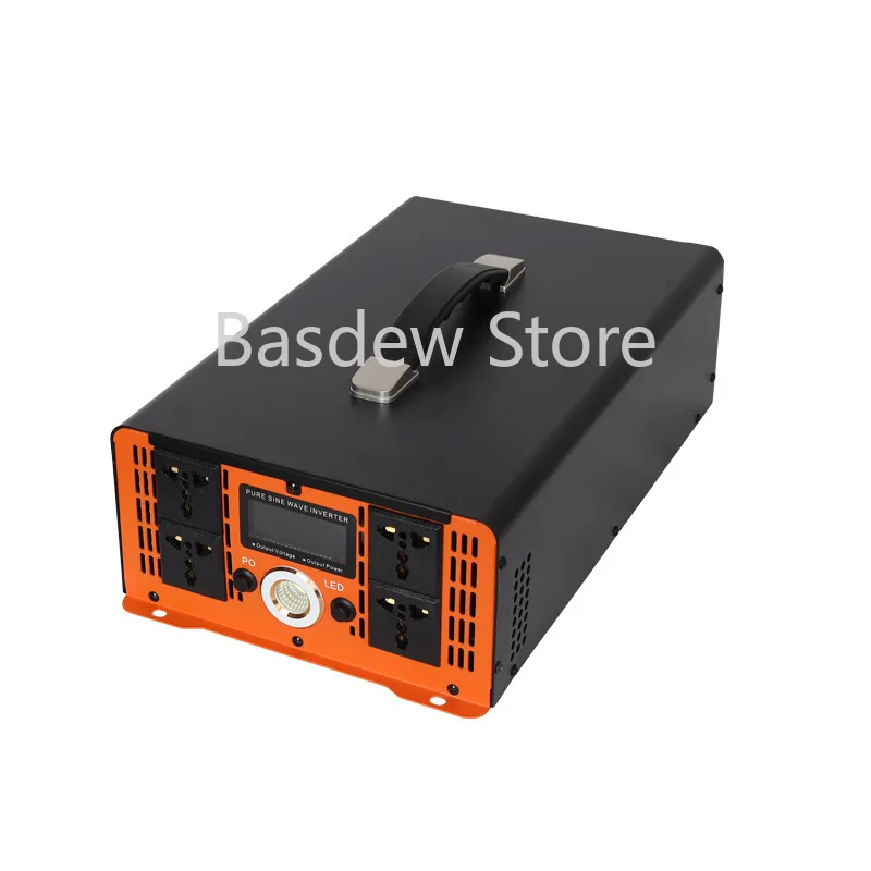 Pure sine wave inverter 12V24V48V60V72V96V to 220V is suitable for truck solar on-board converter