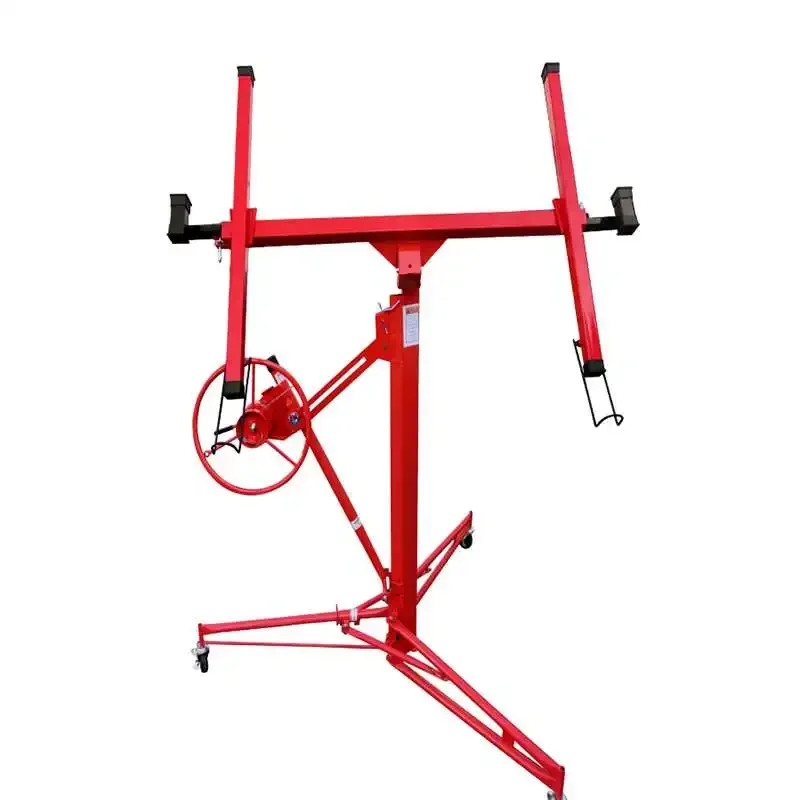 

Heavy Duty 11FT Drywall Lift Plaster board lifter Panel Hoist Jack Lifter Construction Tool, Red