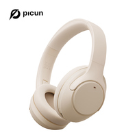 Picun F2 Hybrid Active Noise Cancelling Headphones with Built-in Microphone, Spatial Audio Mode, 50H Playing Time Hi-Res Audio