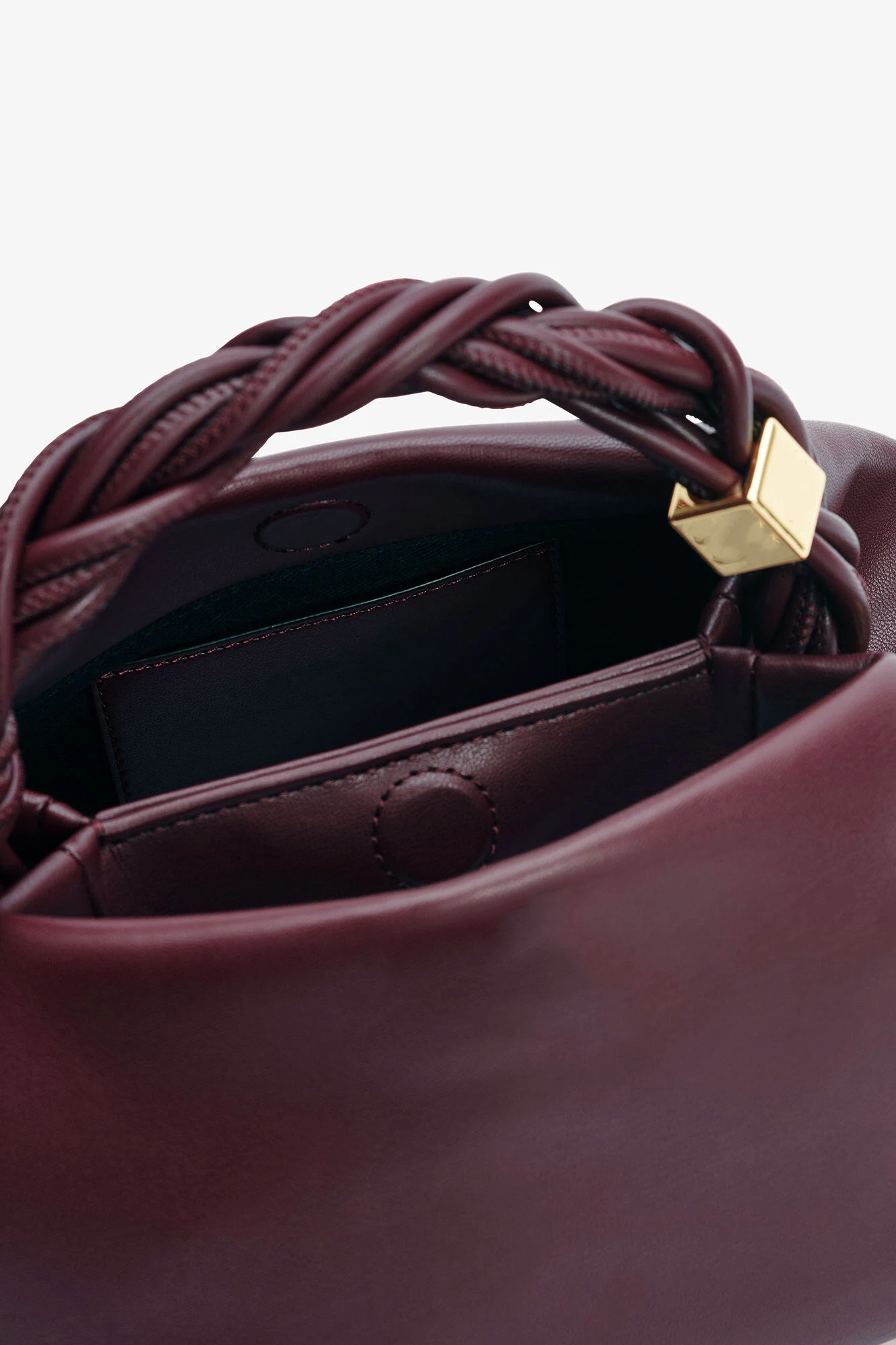 2026 Cross-border Explosive Woven Handle Crossbody Bag Women's Hexagonal PU High-grade Single-shoulder Portable Crossbody Bag