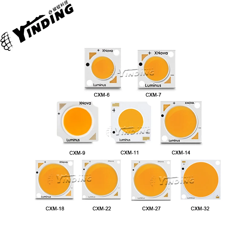 CVX/CXM/CLM/CHM LED per illuminazione portatile Wick Chip 9 26W 36V 0.72V 3000K Led luce bianca calda Ce LED ad alta potenza