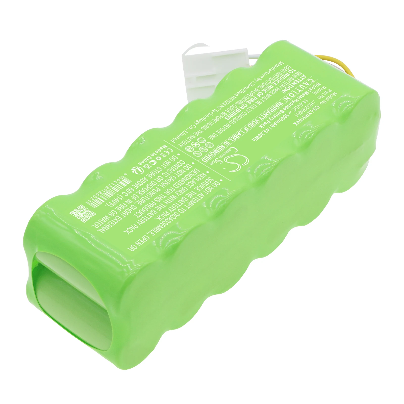 Batería de vacío para LEXY HG230601 R510-3 -1 R330S, capacidad de 3000mAh/43.20Wh, Color hierba verde, peso de 848g voltios, 14,40 V