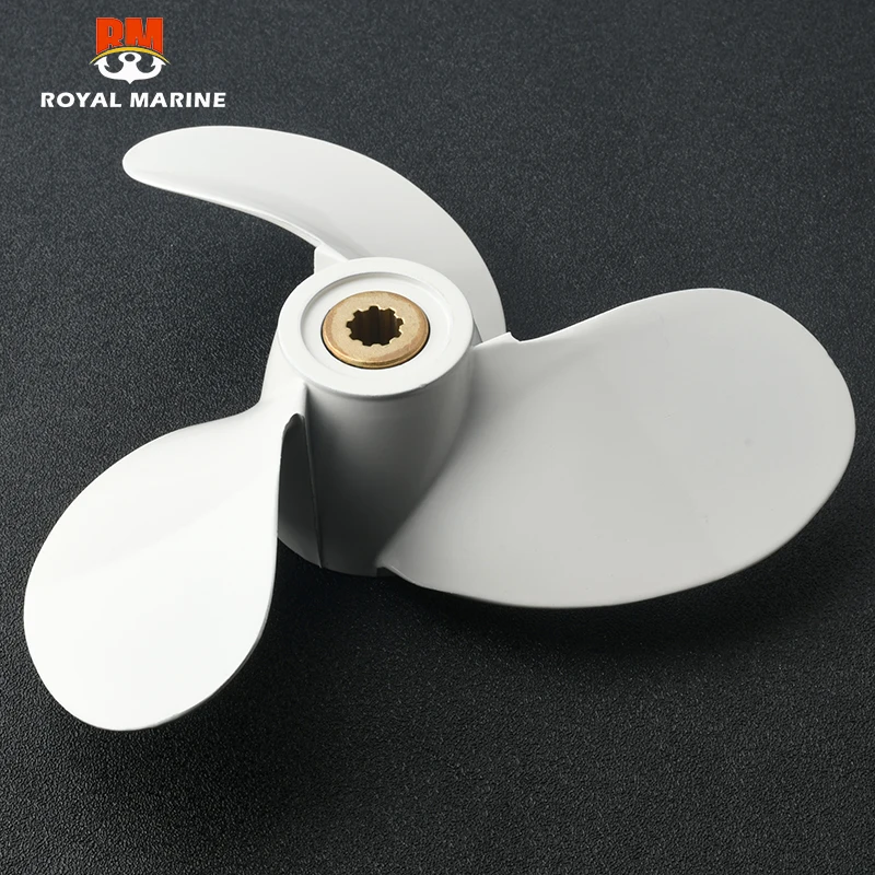 Aluminium Propeller 7 1/4x6-BS F 2,5 A/3A 7-1/4x6 6L5-45943-01-EL 9 spline Für Yamaha 3HP Außenbordmotor 6L5-45943 6L5-45943-00-00 – Detail 3