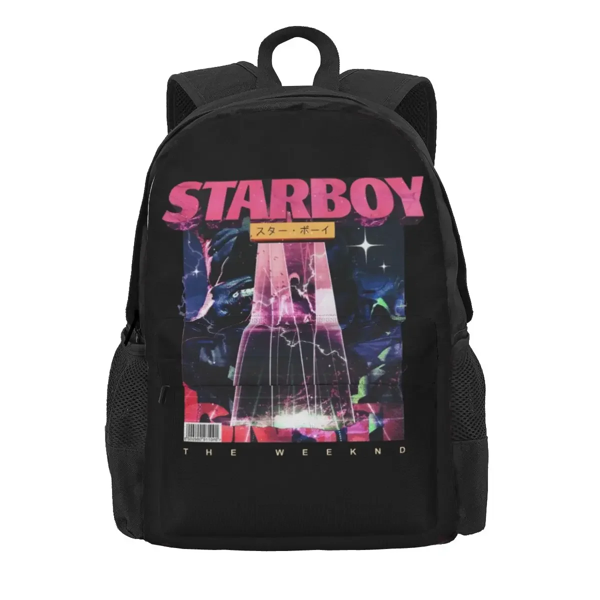 The Weeknd Starboy World Tour Hip Hop La Flame Rap Jackboys Large Capacity Backpack Newest Gym Tote Bag