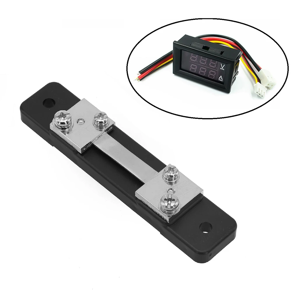 50A 100A تحويلة مقاومات القياس الحالية للقياسات الدقيقة 104.4 مللي متر * 22.1 مللي متر 100A خيارات المدى الحالي الواسع المتاحة #6