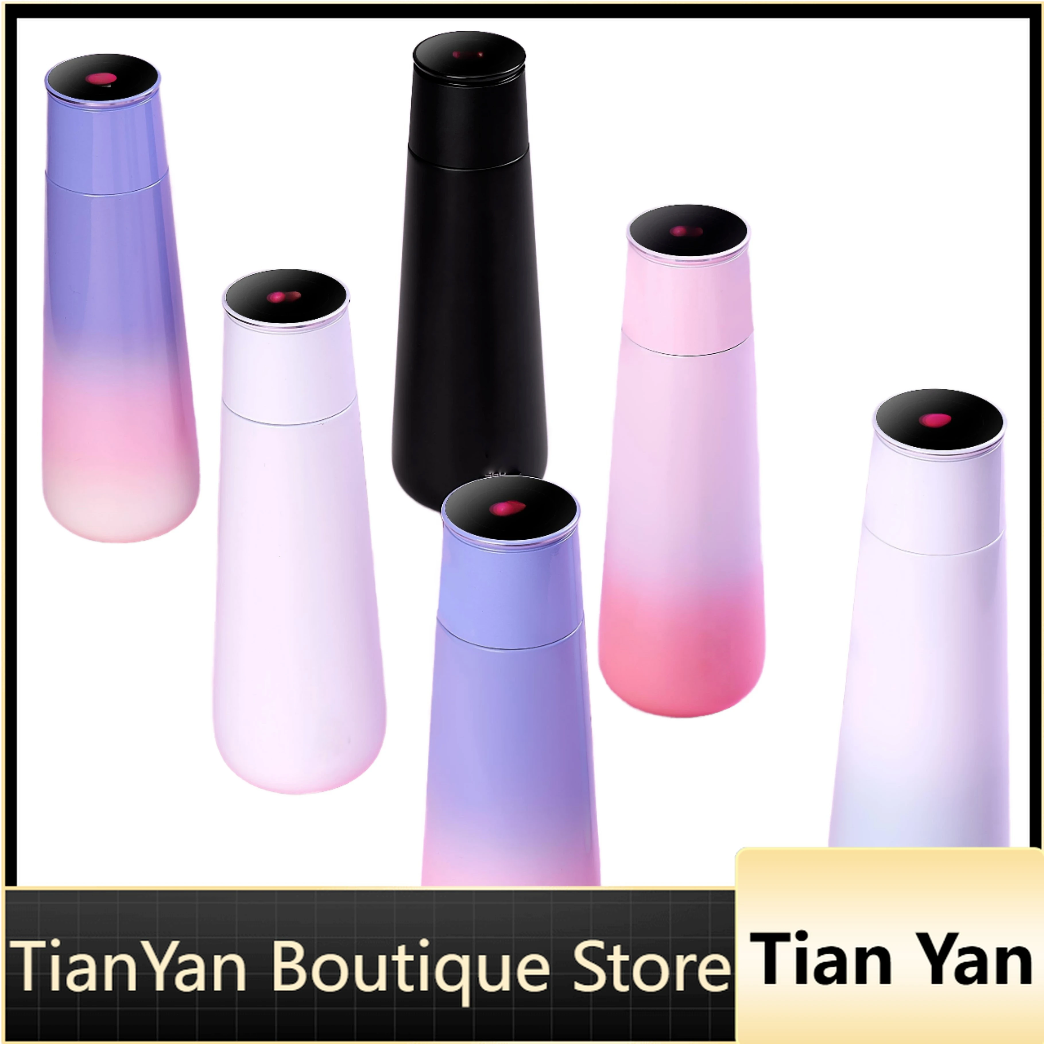 EE1 Intelligent and Flexible Color Screen Insulated Cup - Smart Water Bottle 400ML - Practical Cup - Gift
