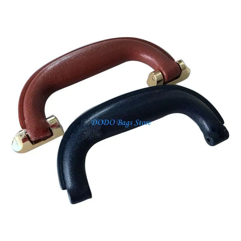 

E8FB Hand Bag Plastic Handle with Buckle Handbag Suitcase Handle Replacement Diy Handcraft Bags Making Kits Durable Accessory