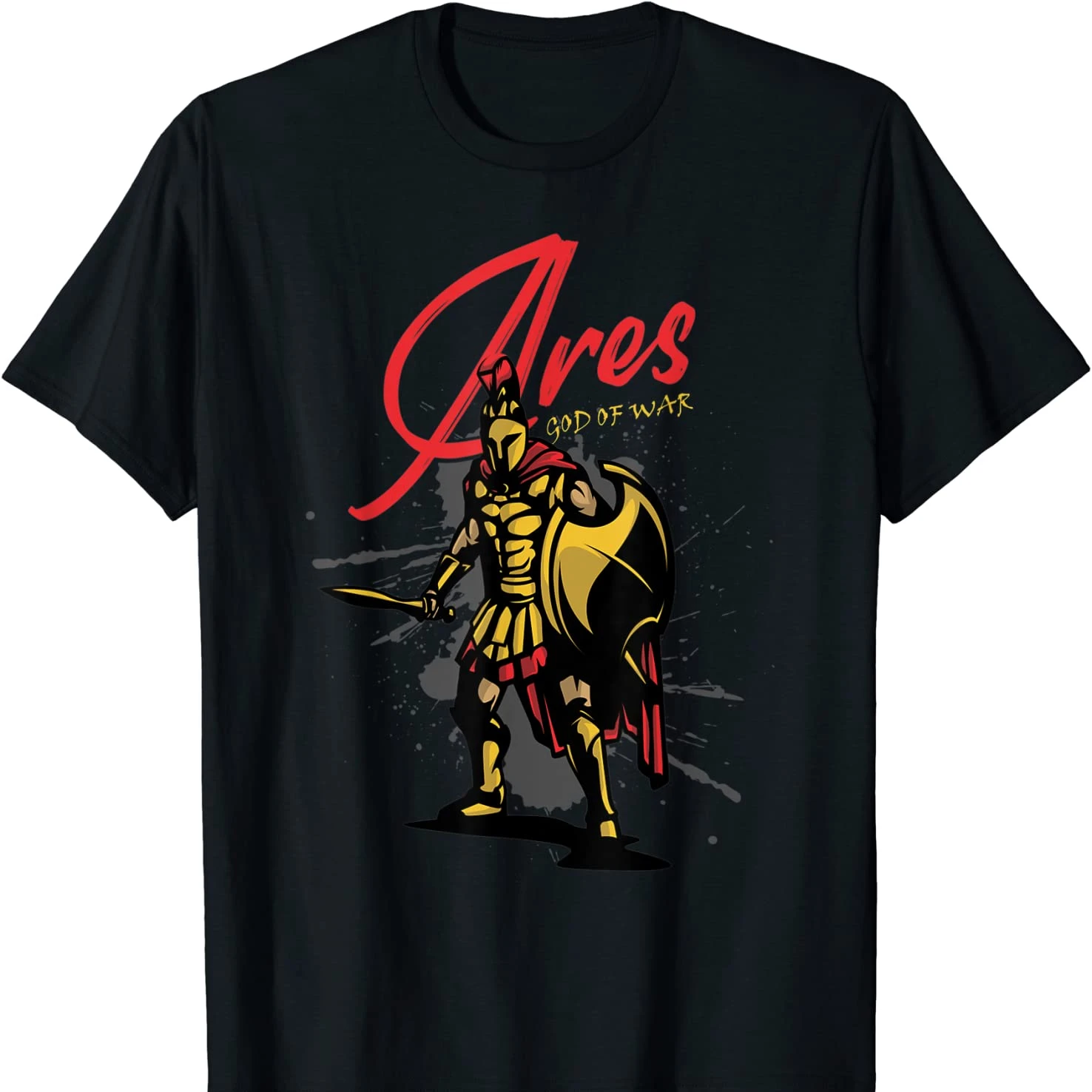 Ancient Greek Mythology God of War Ares T-Shirt Short Sleeve Casual 100% Cotton O-Neck Summer Mens T-shirt Size S-3XL