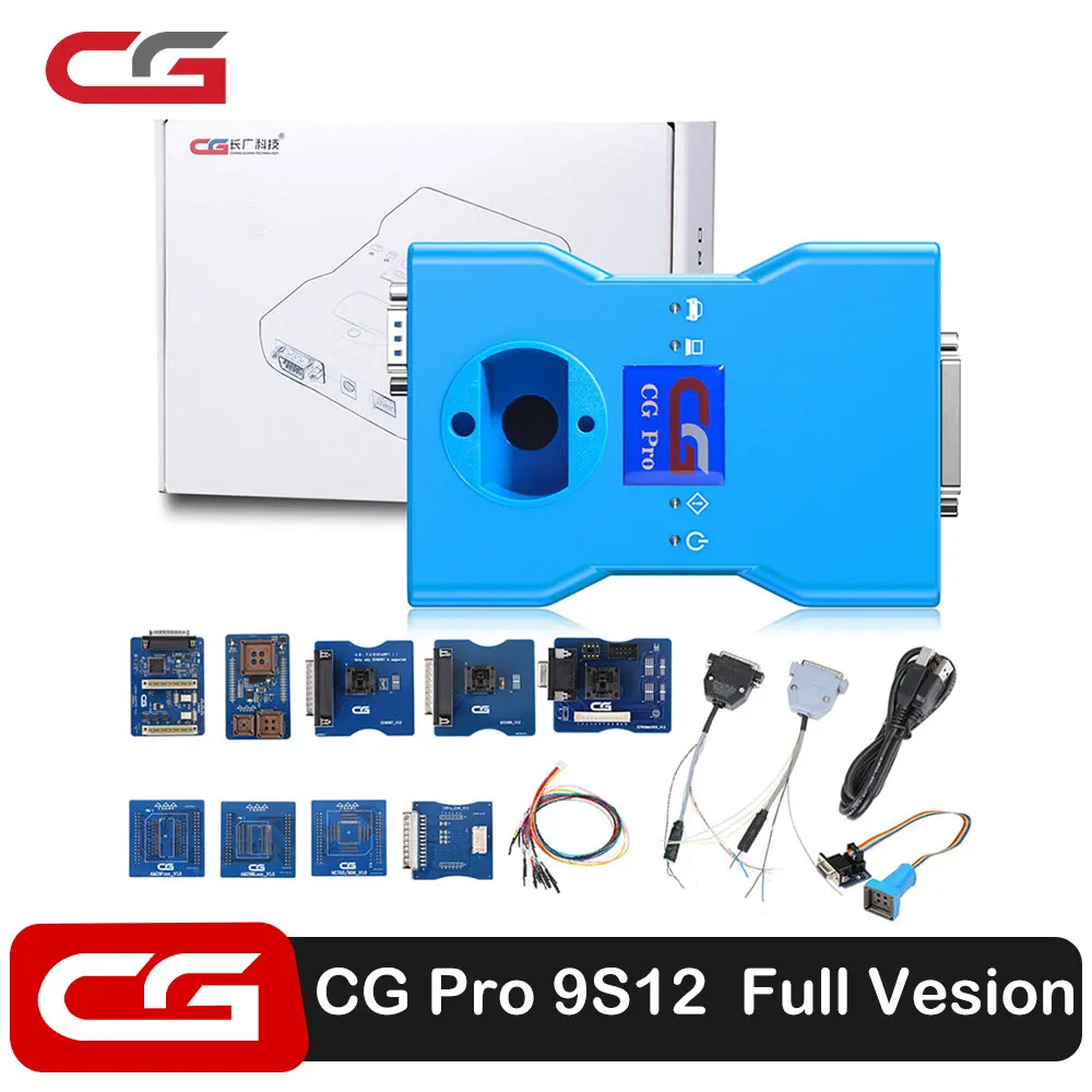 CG Pro 9S12 Programmer Full Version with All Adapters Support 35160WT/ 35080/ 35128